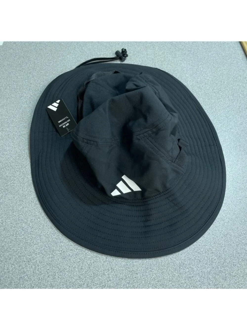 NWT Adidas Climacool Bucket Hat UPF 50+ Black Men's On size